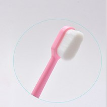 환경 친화적 인 칫솔 울트라 파인 소프트 딥 클리닝 브러쉬 치아 성인 키즈 수동 구강 케어, 8.Pink flat head