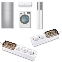 고용량 과부하 누전차단 멀티탭 고전압 전력 콘센트 _ 2023987ea, 1, 2구1.5M, 본상품선택