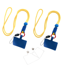 33트로피 휴대폰 태그홀더 목걸이 스트랩 4종 세트 스트랩2개+컬러태그홀더 2개+투명태그홀더 2개+레터링2개, 2