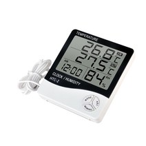 UC-CP221 디지털 온도계습도계 시계 알람 실내외측정 접촉센서 가정용 사무실, 이상품구매할게요!!