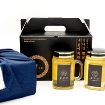 달콤한 아카시아꿀 선물세트 1.1kg(일반/보자기포장), 01.꿀선물세트 1.1kg(일반)
