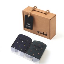 그루비 양말선물세트 2켤레 (남성F-도트)