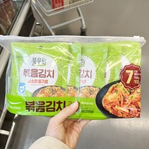 풀무원 들기름 볶음김치 기획 100g x 7 x 1개, 종이박스포장