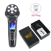 미소온열 갈바닉 얼굴 쿨링 스팀 고주파 미니 HIFU 3 세대 오리지널 EMS RF 플러스 초음파 회춘 리프팅 테, 05 US 3rd Generation