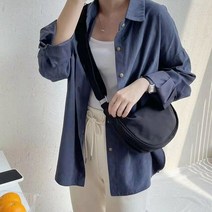 데일리 캐주얼 폴리 반달 크로스백