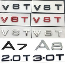 아우디 A5 A6 블랙 엠블럼, 유광 블랙 4.2