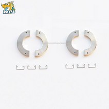 소형 트랙터 트렉터 경운기 로타리 농기계 WPL 업그레이드 금속 예비 부품 오리지널 휠 웨이트 OP 피팅 액, 02 2 pieces