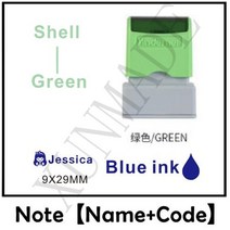 서명 스탬프 아기 이름 헝겊 책 감광성 DIY Scrapbooking 일기 카드 웨딩 장식, [24] Custom name