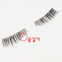 10쌍 듀오뷰티 n06인조 속눈썹10mm 투명가는라인, 10개, 검정모발