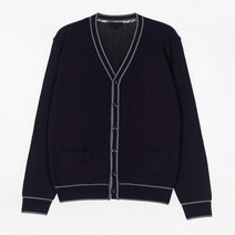 교복몰 교복아울렛 그레이 두줄 네이비보라 가디건 (금파중)