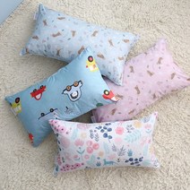 아망떼 알러지케어 2겹키즈베개커버/커버+다운필솜30x50, 커버/드라이브