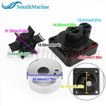 선외기 호환 보트 모터 6L2-W0078-00 18-3431 펌프 수리 키트 하우징 포함 야마하 20HP 용, 한개옵션0