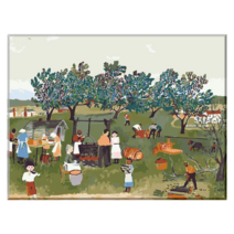 유화 색칠하기 J40 그랜드마 모지스 애플버터 만들기 물감2배 명화 명작 그리기 풍경