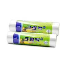 크린랩 크린롤백 500매 (특대) 35*45 x 2개/위생비닐, 단품