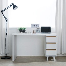 구앤즈 국내생산 1000 1200 미니멀 데스크 컴퓨터 책상, 화이트