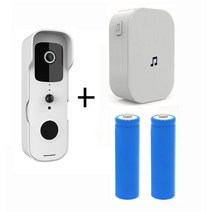 IoT Ai 인터폰 비디어폰 설치 교체 Tuya-스마트 홈 비디오 초인종 와이파이 야외 무선 도어벨 방수 배터, 03 option 3_04 영국 플러그