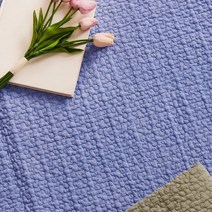 포근포그미 피그먼트 양면퀼팅 구름누비 이불패드, H블루