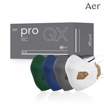 아에르 프로Q QX200F 1급 방진마스크 활성탄 냄새 용접 분진 마스크, 그린, 10매