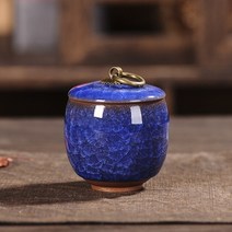 강아지유골함 반려동물 납골함 봉안함 애완 동물 유골을위한 Urn-고양이 모양 기념 화장 Urns-장례식 고양, [03] L 8x9.5cm, [04] 파란