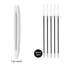 레진아트 재료 키링 키트 투명 펜 실리콘 몰드 세트 DIY 볼펜 에폭시 수지 쥬얼리 캐스팅, Bk5 Type 2