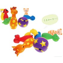 볼링 동물 핀 공굴리기 돌아기 놀잇감 성탄선물 감각장난감 유치원교구