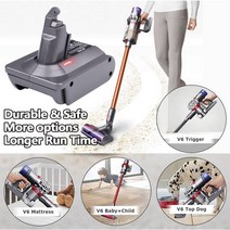 토끼털재킷 앙고라 퍼 마키타 디월트 밀워키 보쉬 블랙 & 데크용 배터리 어댑터 18V 리튬 이온 다이슨 V6