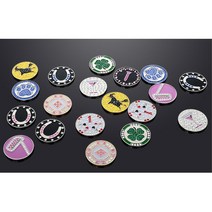 라운딩 집게형 클립 큐빅 원형 볼마커 홀로그램 제작, 다이아몬드