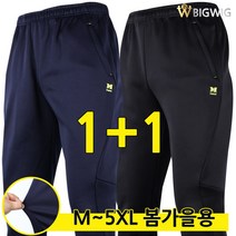 [더빅보스] BB 가성비 우수한 밴딩바지 1+1 _ 남성용 츄리닝 팬츠 스판 작업복 바지 하의 체육복 운동복 트레이닝