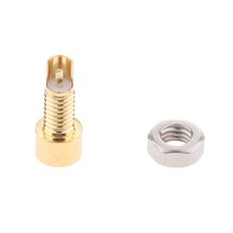 GHSHOP 순수 구리 MMCX 커넥터 헤드셋 이어폰 와이어 솔더 커넥터, 10x4x4mm, 금은