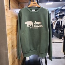 [JEEP] 남여 공용 기모 곰 맨투맨 JN8TSU896