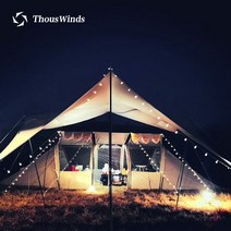 Thous Winds 캠핑 유투버 led 문자열 조명 장식 캐노피 텐트 조명 방수 usb 캠핑 분위기 조명, 10 미터 80 조명 볼 비드 스타 혼합 스트링