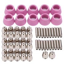 플라즈마 절단 토치 소모품 키트 전극 접촉 팁 세라믹 노즐 AG60 SG55 30 62, 04 35pcs