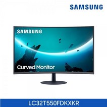삼성전자 LC32T550FDKXKR 32인치 커브드 1000R 5W 스피커 컴퓨터 모니터
