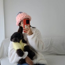 페시얌 강아지 집업 후리스 커플룩 8color, 아가옷, 와인