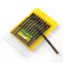 HSS 4341 만능 철재 드릴비트 드릴날 구멍 목공 철판 금속 8mm 10개