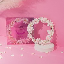 [via k studio] 벚꽃 리스 LED 무드등