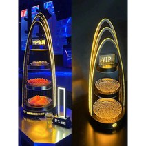 과일 LED 접시 파티 플래터 트레이 VIP 업소용 요리