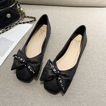 새로이 여성 봄 플랫 슈즈 단화 구두 32