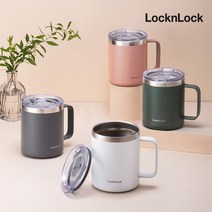 락앤락 하우스머그컵 LHC4297, 락앤락 하우스머그컵 370ml 핑크
