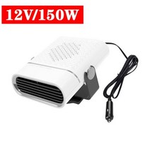 휴대용 차량용 무시동히터 자동차 무시동 온풍기 성에 제거 장치 12/24V1000W 360 도 ABS 난방 냉각팬 트럭 액세서리, 12V 화이트