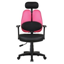 데코퍼니쳐 마블 메쉬 의자 316, 핑크