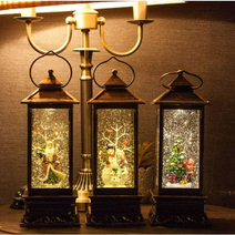 빌라드하우스 엔틱 랜턴 LED 크리스마스 워터볼