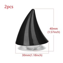 자동차 바이크 오토바이 헬멧 악마 뿔 귀여운 고양이 귀 장식 모토크로스 풀 페이스 오프로드 액세서리 2 개, CHINA, 09 2pcs Black S