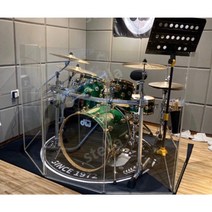 드럼 쉴드 스크린 방음벽 아크릴 파티션, 높이 2000x폭 600MM 5개