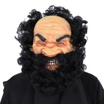 대머리털보가면 코믹 분장 소품, 단품