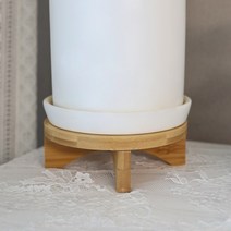 케이트가든 대나무 원형 화분 받침대