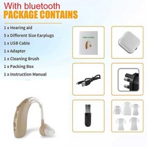 음성증폭기 소리증폭기 블루투스 블루투스 보청기 청각 장애인 사운드 앰프 USB 노인 위한 미니 충전식 톤, 09 Skin Bluetooth UK, Skin Bluetooth UK