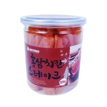 간식 캔 홍삼 치킨 스테이크 300g 체키니즈 살코기 사모예드 소포장간식 치아약한 통조림간식 맛있는간식