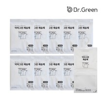닥터그린 옷장용 옷걸이형 제습제 습기제거제 120g, 10개