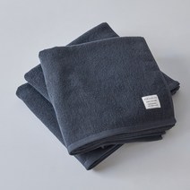 오가닉 호텔수건 배스타월 수건세트(배스타올 3pcs 컬러 가능), 프렌치 네이비 3pcs